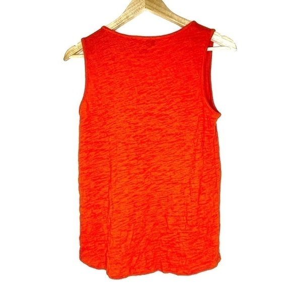 Jones New York Orange Knit Tank Top US M - Picture 4 of 7